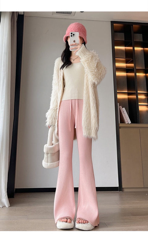 KELTIS Knitted Bootcut Long Pant